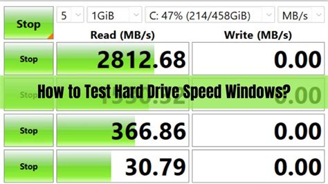 how to test your hard drive speed windows 10|test hard drive speed online.